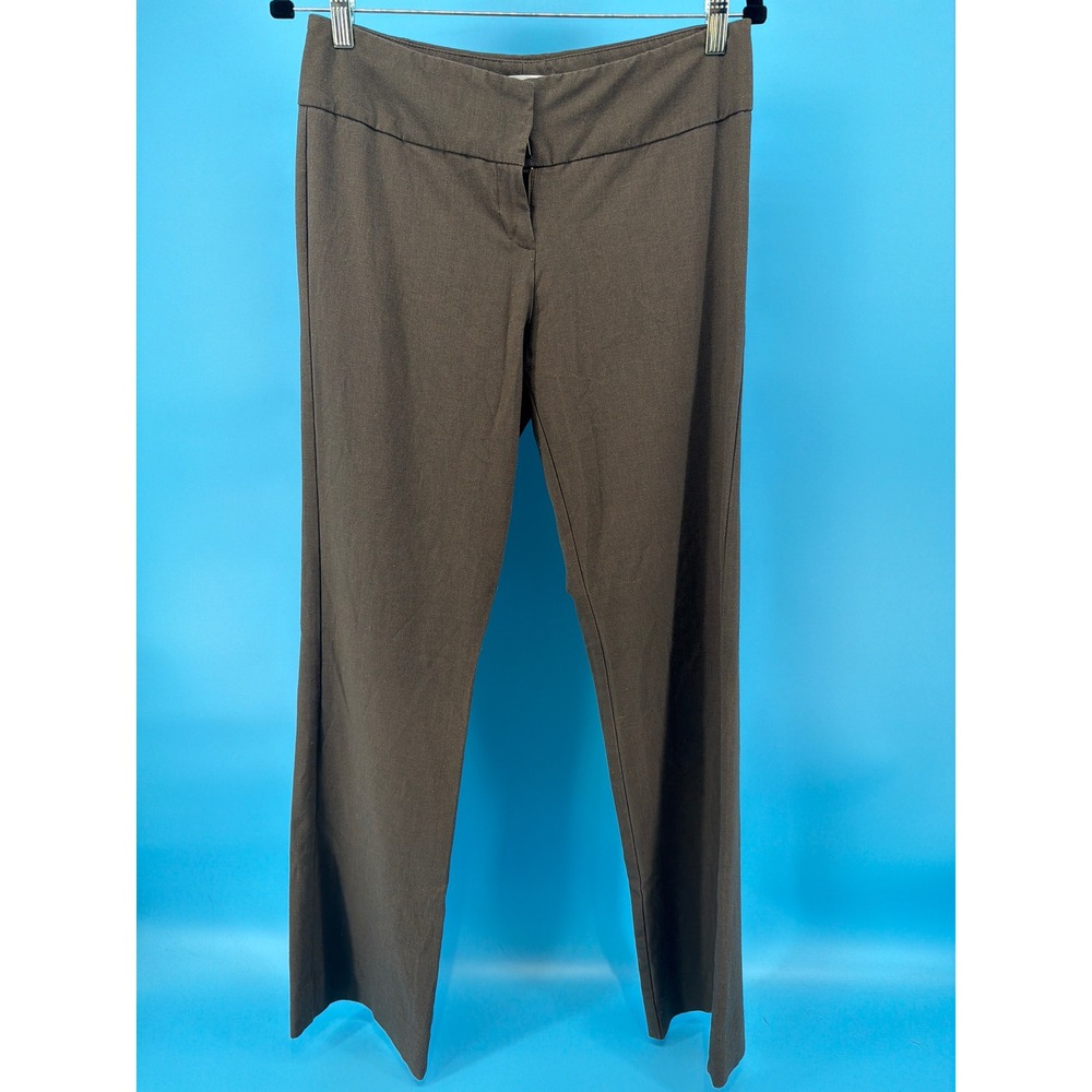 Kenneth Cole New York Brown Dress Pants Womens Size 4 Average Bootcut Stretch